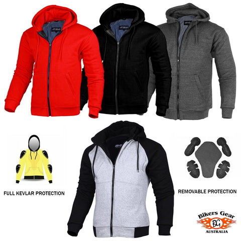 BGA ALPHA PROTECTIVE MOTORCYCLE HOODIE