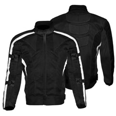 BGA Chicane Summer Mesh Jacket Black White