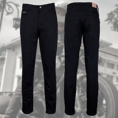 BGA FORSTER MEN MOTORCYCLE JEANS Black