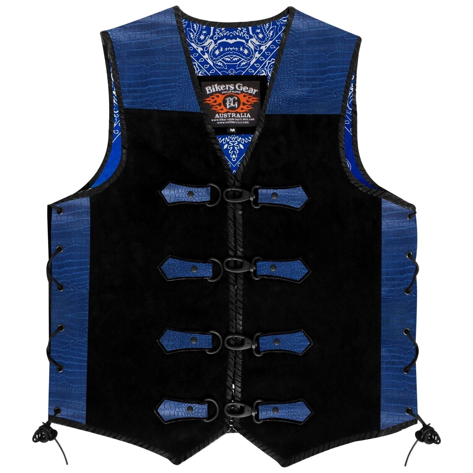 Suede Leather Motorcycle Vest