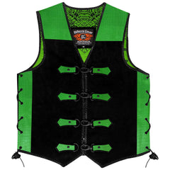 Suede Leather Motorcycle Vest
