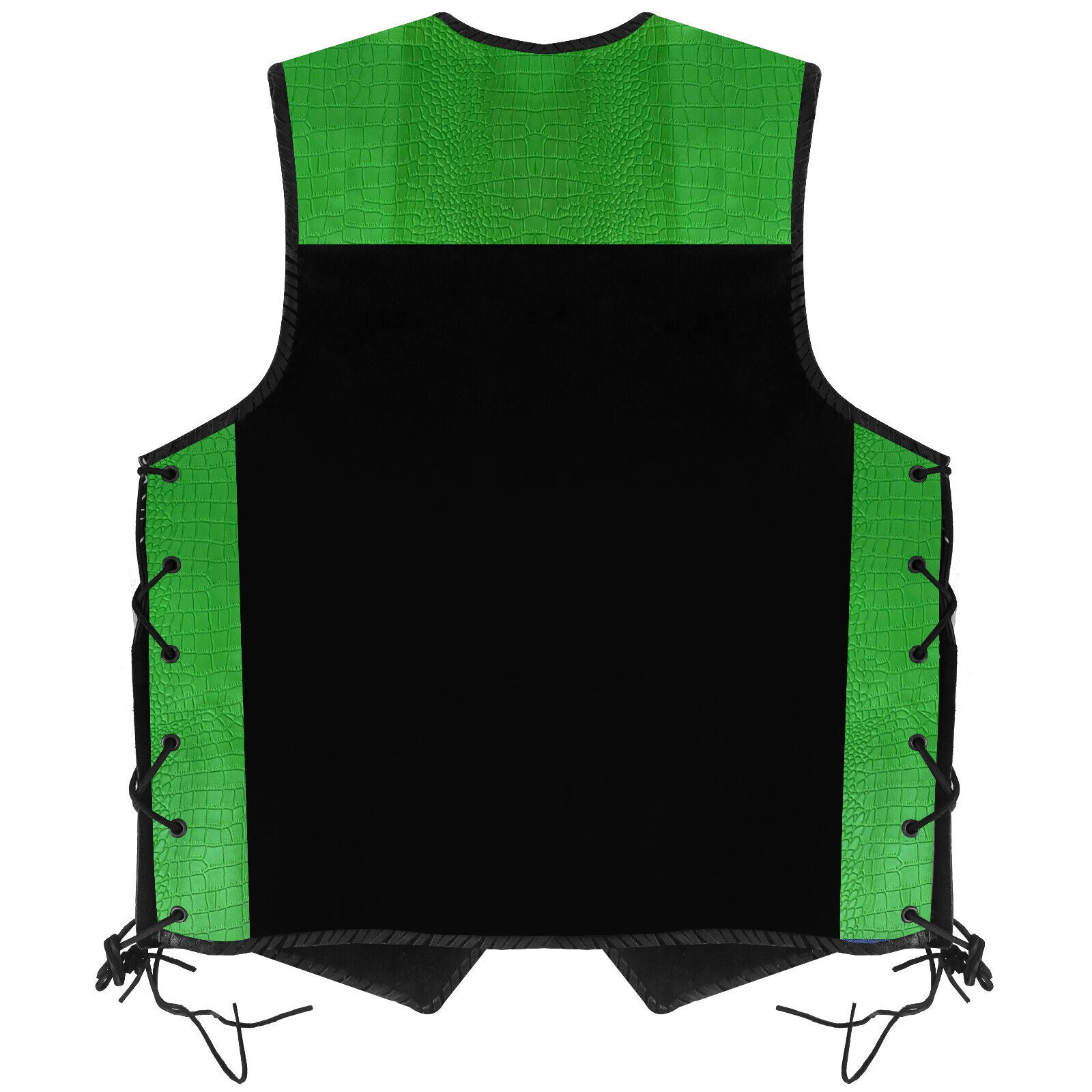 Suede Leather Motorcycle Vest
