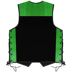 Suede Leather Motorcycle Vest