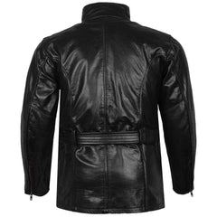 BGA Trail Master Waxed Leather Jackets Long Coat