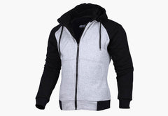 BGA ALPHA PROTECTIVE MOTORCYCLE HOODIE GREY
