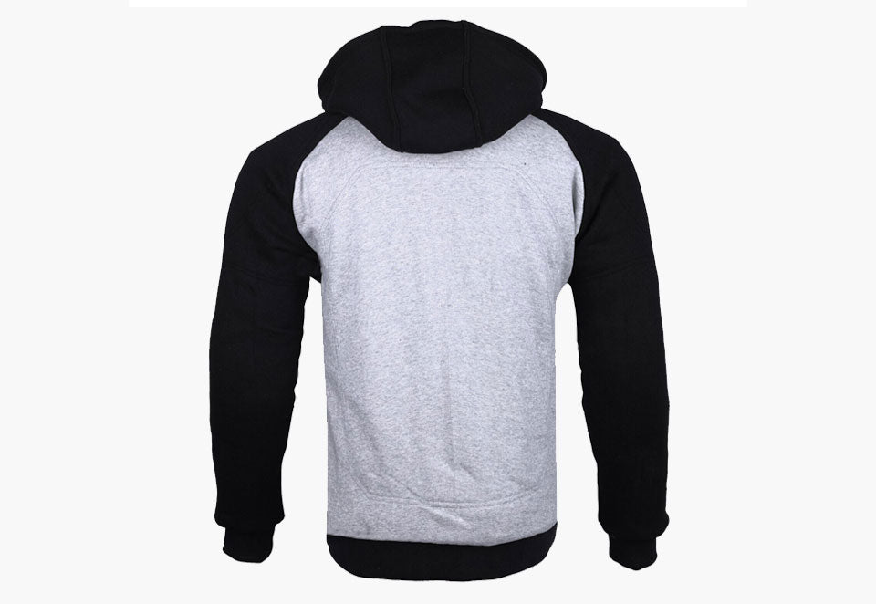 BGA ALPHA PROTECTIVE MOTORCYCLE HOODIE GREY