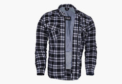 BGA EXO PROTECTIVE MOTORCYCLE FLANNEL SHIRTS GREY