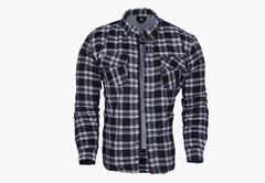 BGA EXO PROTECTIVE MOTORCYCLE FLANNEL SHIRTS GREY