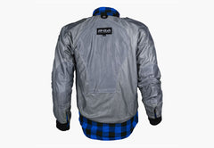 BGA Exo Protective Motorcycle Flannel Shirts Blue/Black