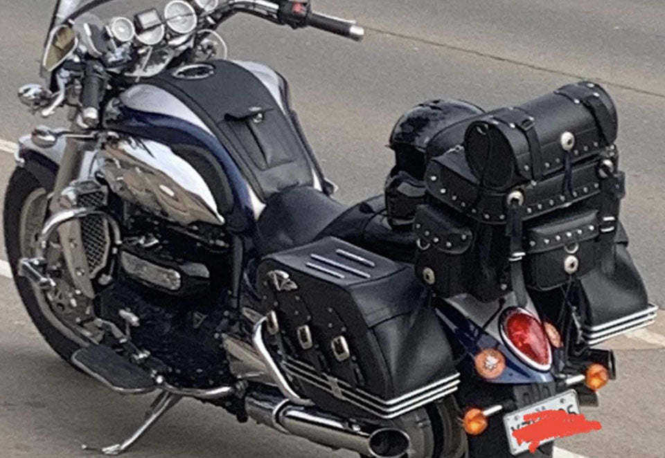 BGA 2PCS style Tam Motorcycle Motorbike Sissy Bag