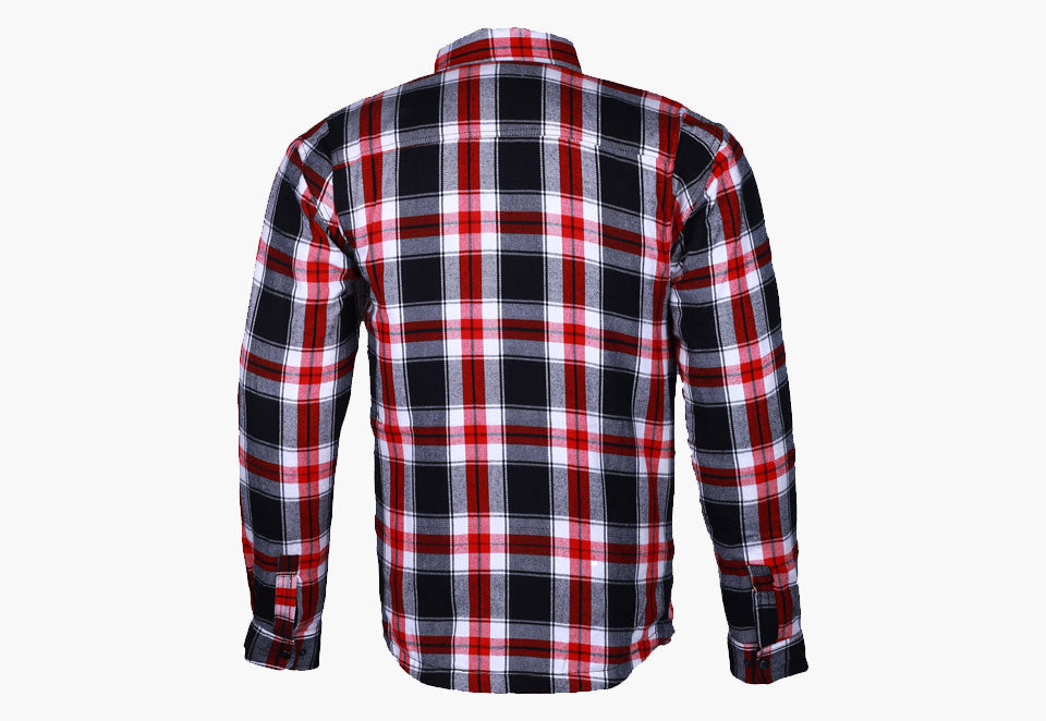 BGA Timber HD Motorcycle Shirt Red/White/Black