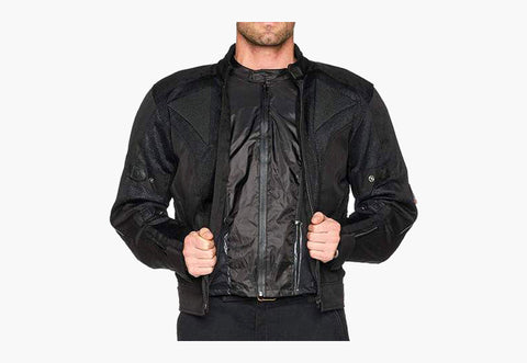 BGA Chicane Summer Mesh Jacket black grey