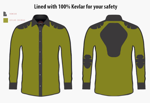 BGA Exo Protective Motorcycle Flannel Lumberjack Shirts
