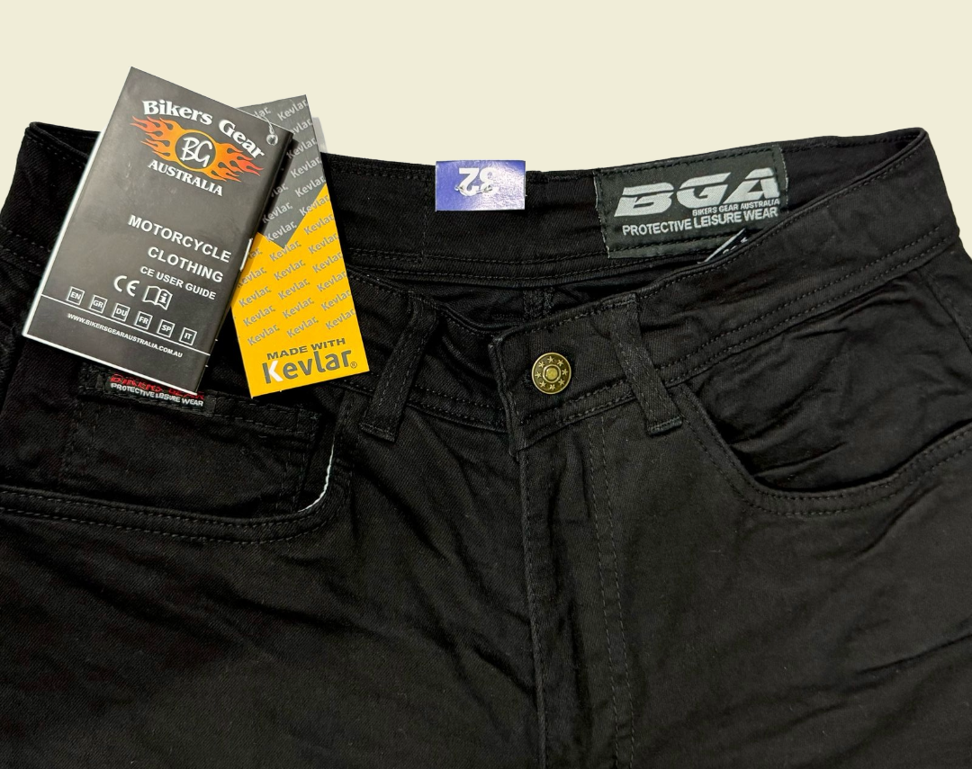 BGA Highway Men Motorcycle Protective Jeans Grey