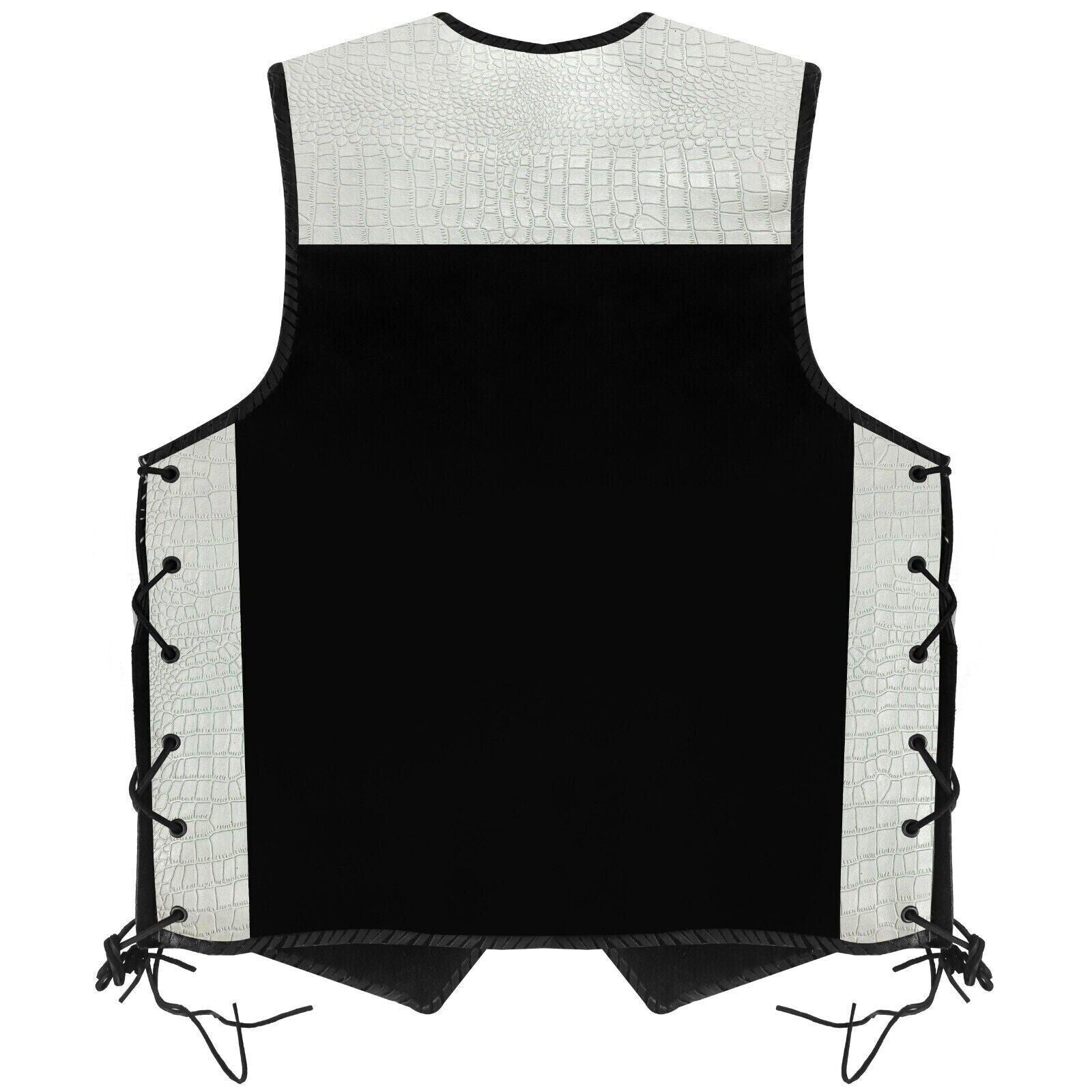 Suede Leather Motorcycle Vest