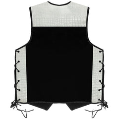 Suede Leather Motorcycle Vest