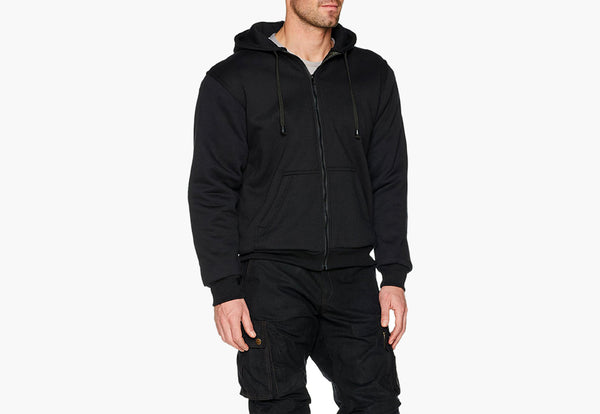 Black lynx cheap kevlar motorcycle hoodie