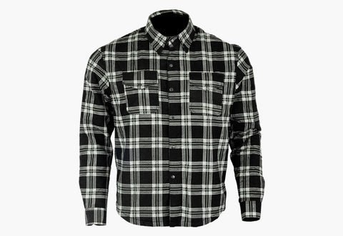 BGA City Motorcycle Cotton Flannel Lumberjack Shirt