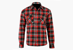 BGA Blend Protective Motorcycle Shirt Red/Black/White