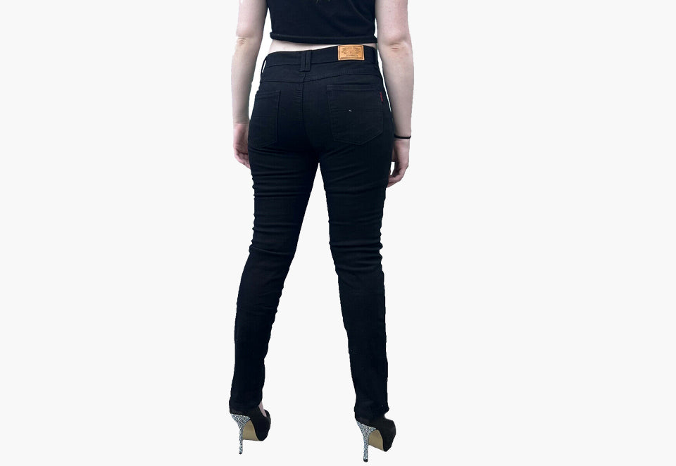 Storm Women's Motorcycle Stone Wash Stretch Jeans