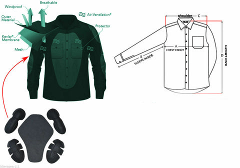BGA City Motorcycle Cotton Flannel Lumberjack Shirt