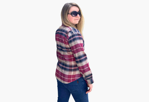Brat Lady Protective Motorcycle Flannel Lumberjack shirts