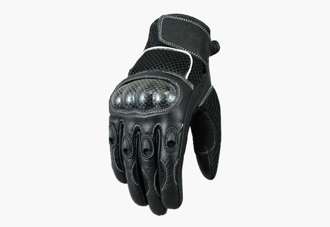 Mig Summer Mesh Leather Motorcycle Gloves