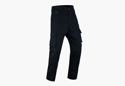 BGA Robin Men Motorcycle Protective Cargo Jeans Black
