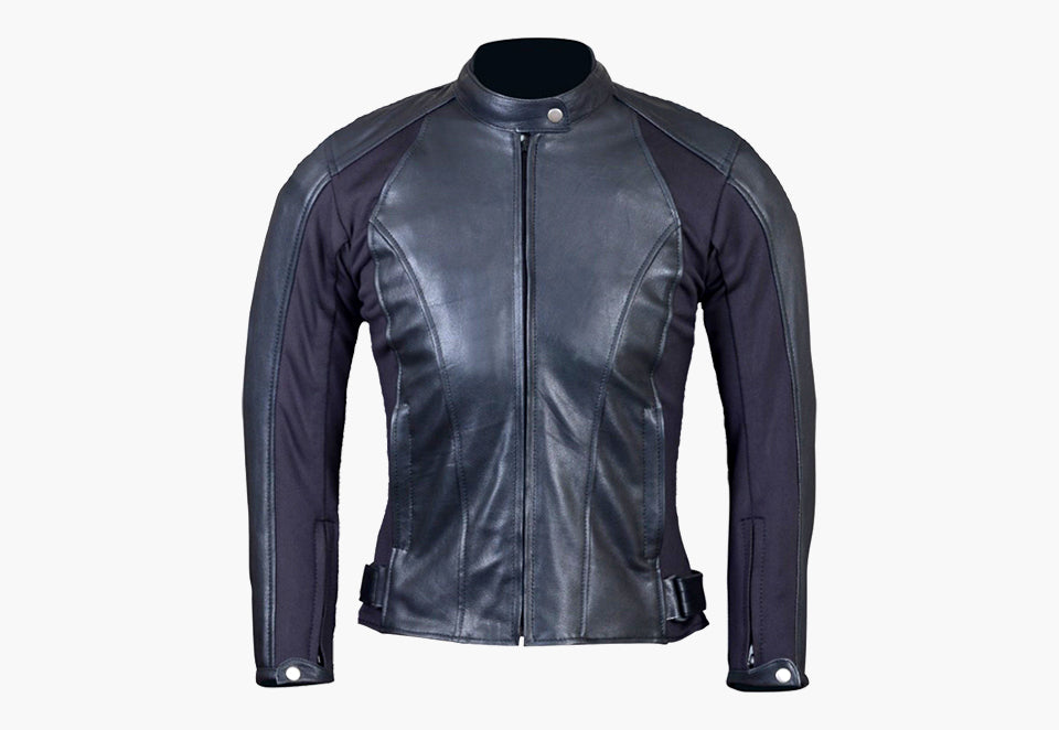 BGA CAFE RACER LADIES LEATHER JACKET