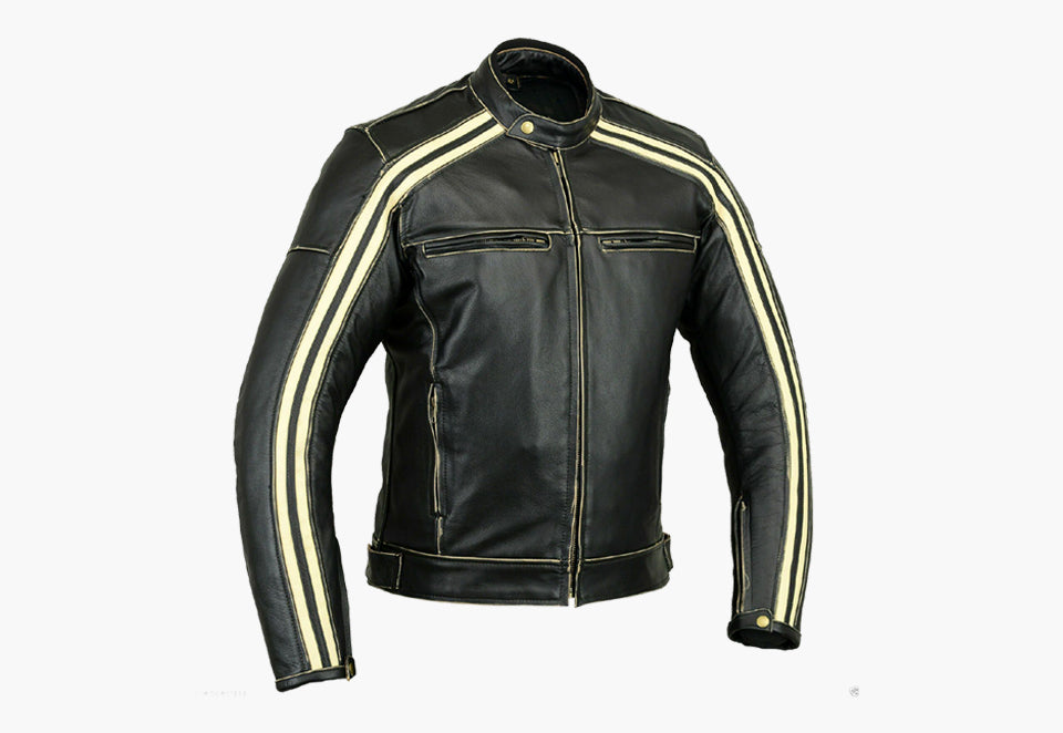 The Boonie Motorcycle Leather Jacket Bikers Gear Australia