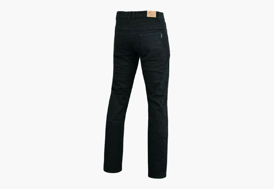 BGA Mens Motorcycle Protective Stretch Jeans Black