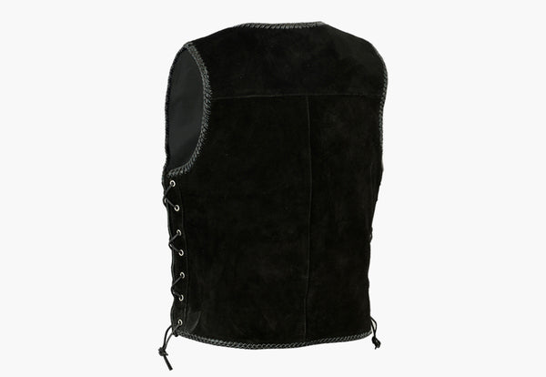 Suede hot sale biker vest