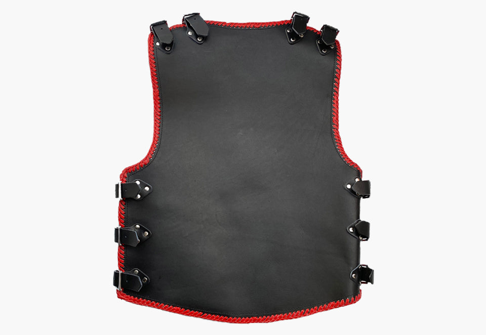 BGA Atlas 3-4mm HD Braided Motorcycle Leather Club Vest