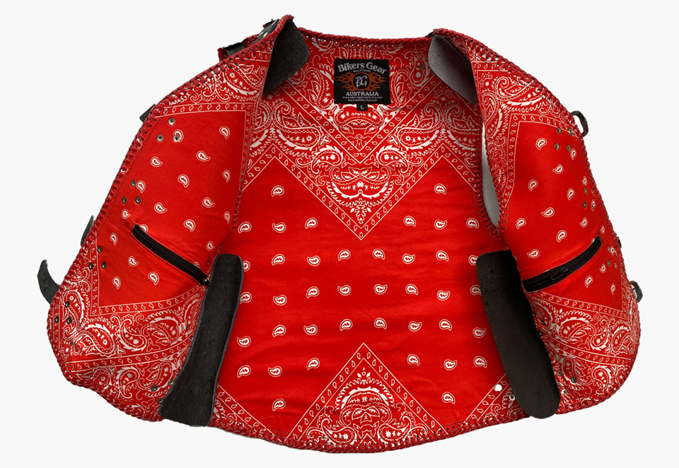 BGA Atlas 3-4mm HD Braided Motorcycle Leather Club Vest