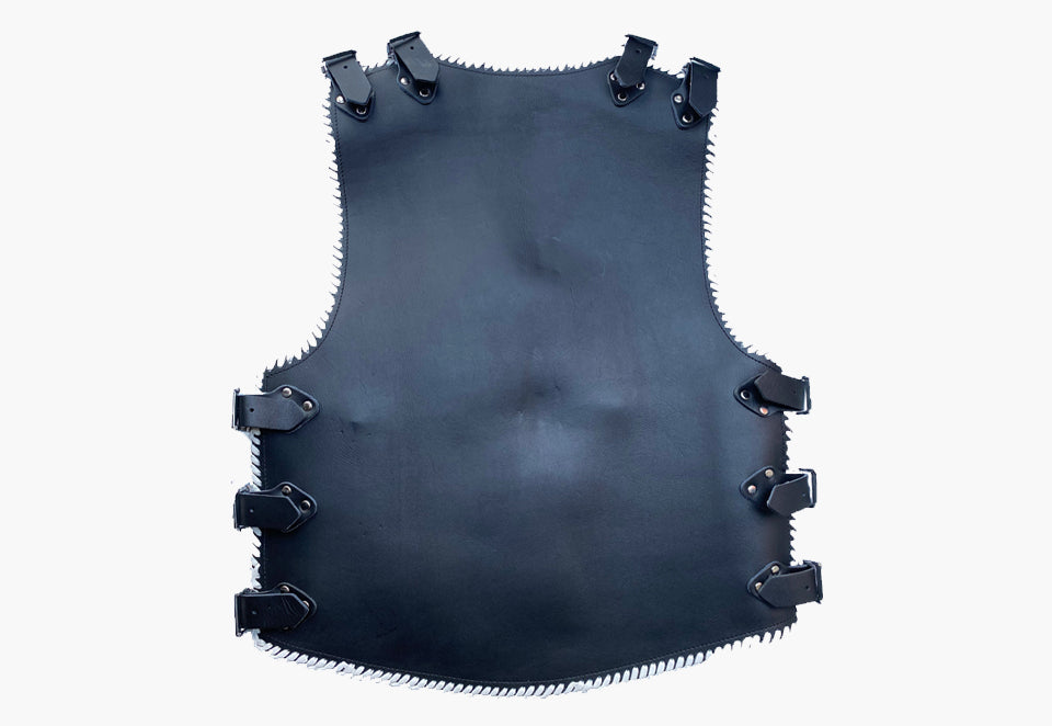 BGA Atlas 3-4mm HD Braided Motorcycle Leather Club Vest