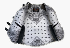 BGA Atlas 3-4mm HD Braided Motorcycle Leather Club Vest