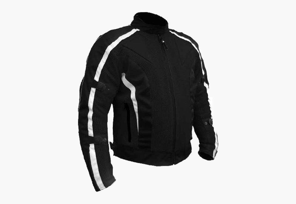 BGA CHICANE SUMMER MESH JACKET BLACK/WHITE