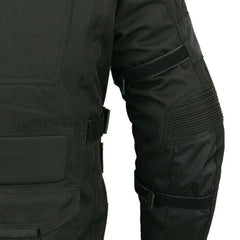 BGA VELOCITY WP MOTORCYCLE CORDURA JACKET BLACK