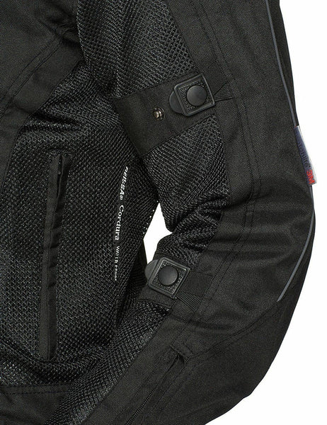 Men Motorcycle Motorbike Cordura Textile Racing Jacket Waterproof CE - View #8