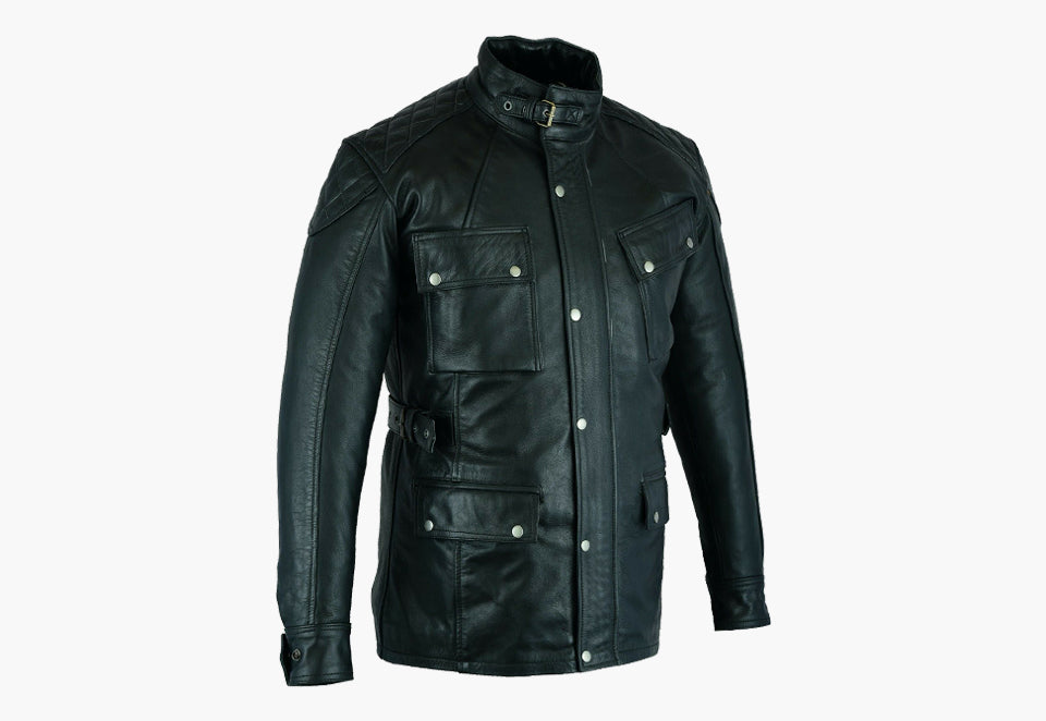 Trail Master20 Motorcycle Leather Jacket Bikers Gear Australia