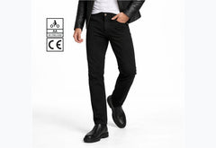 BGA Forster Men Motorcycle Protective Jeans Black