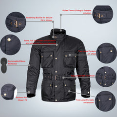 BGA Motorcycle Ultimate Riding Cardura Textile Long Coat