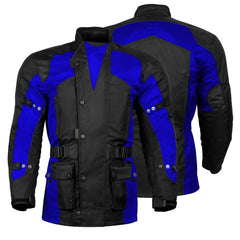 Avalanche WP Winter Motorcycle Textile Jacket Blue