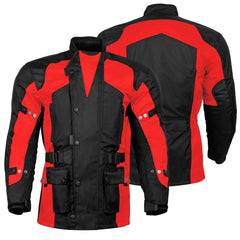 Avalanche WP Winter Motorcycle Textile Jacket Red