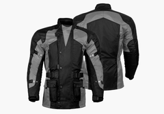 BGA Avalanche Water Resistant Textile Motorcycle Jacket Gray