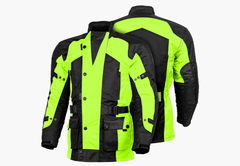 BGA Avalanche Water Resistant Textile Motorcycle Jacket Green