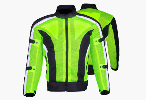 BGA Chicane Summer Mesh Jacket Black/Green