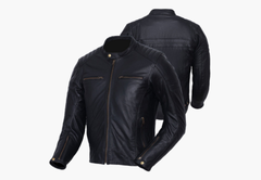 BGA Roadster Classic Leather Jacket Black