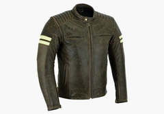BGA Roadster Classic Leather Jacket Brown