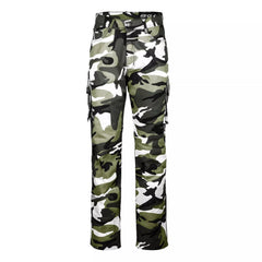 BGA Robin Men Motorcycle Protective Cargo Pants Grey/Camo